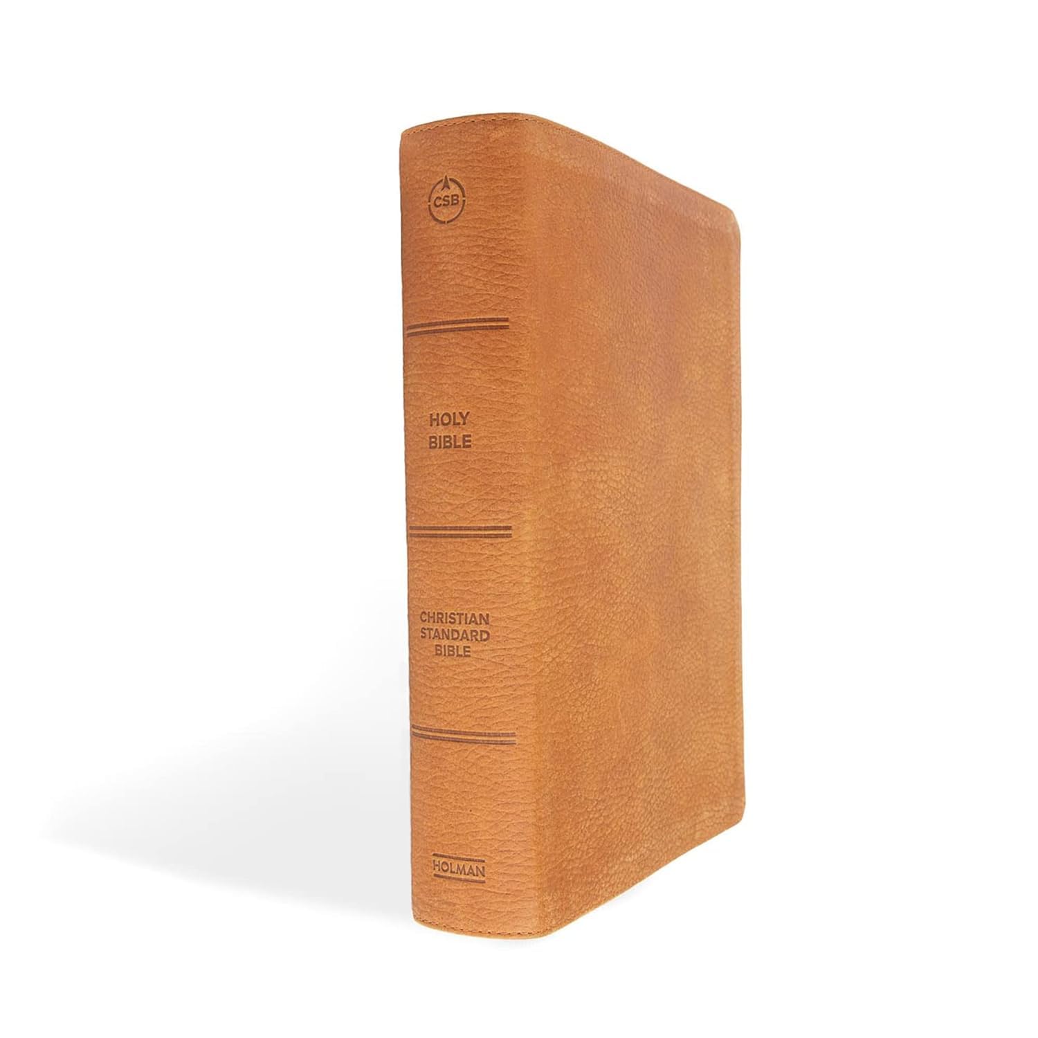 CSB Lifeway Women's Bible, Butterscotch Genuine Leather, Black Letter, Single-Column, Wide-Margins, Devotions, Articles, Word Studies