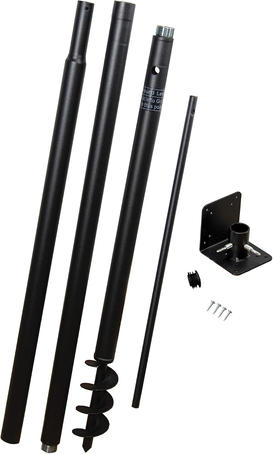Ultimate Eastern and Western Bluebird House with Universal Mounting Pole Kit - Garden Birdhouse and Pole Combo (Blue and Gray)