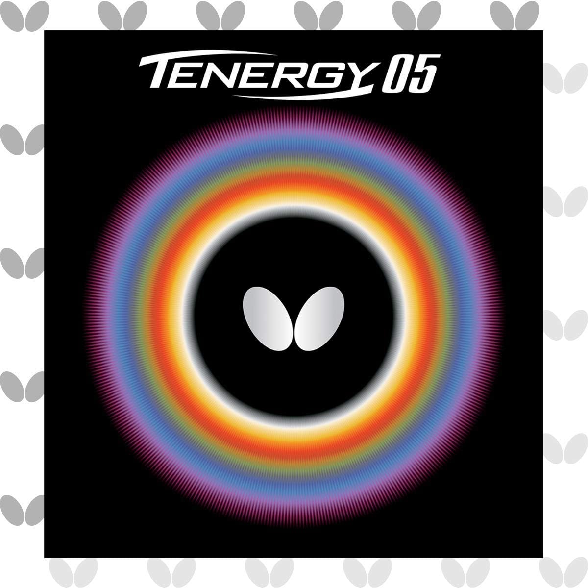 Butterfly Tenergy 05 Table Tennis Rubber | 1.7, 1.9, or 2.1 mm | Red or Black | 1 Sheet | Professional Table Tennis Rubber