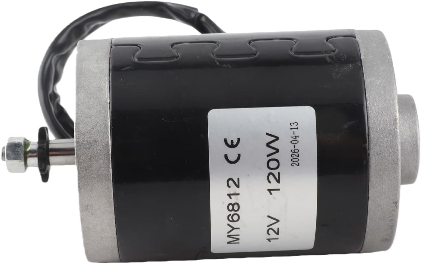 Tbest DC Motor, High-Speed Small Brushed Motor with Pulley, 12V 120W for Electric Scooter Repairs, DIY Projects, Commuters, Adults and Kids