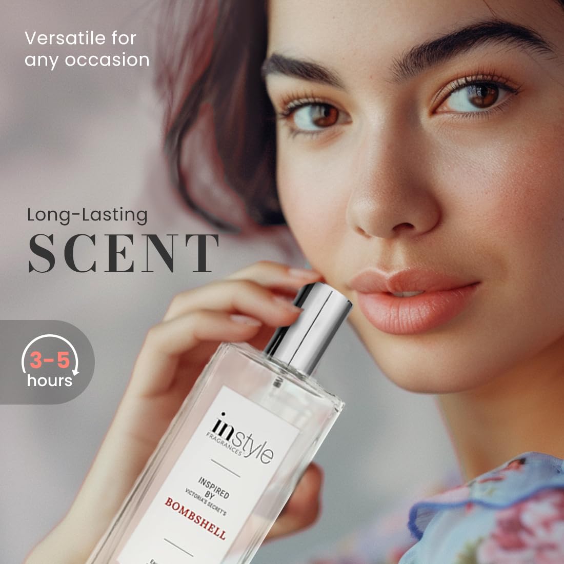 Instyle Fragrances | Inspired by Ralph Lauren's Romance | Women’s Eau de Toilette | Vegan, Paraben Free, Phthalate Free | Never Tested on Animals | 3.4 Fluid Ounces