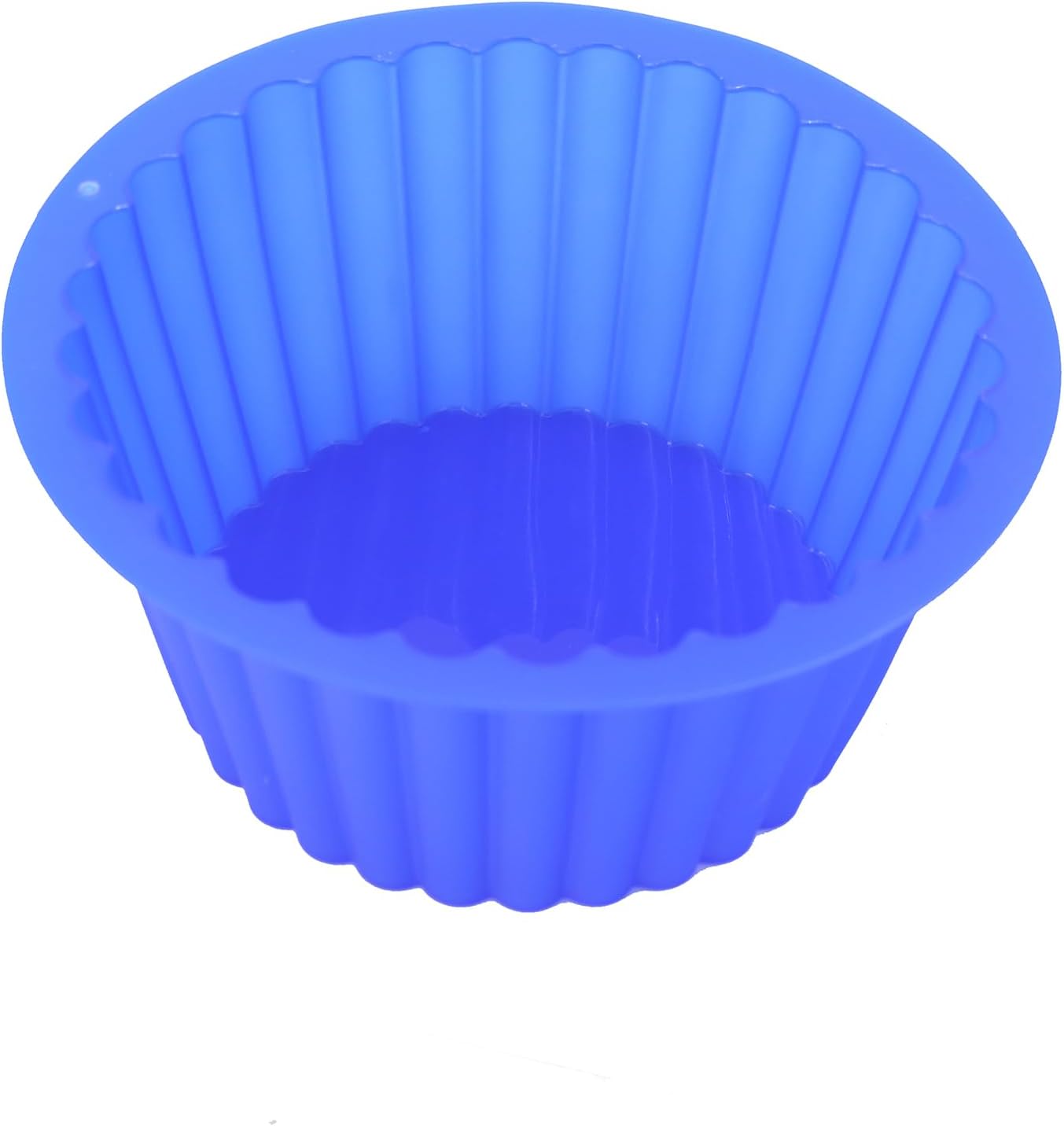 X-Haibei Giant Cupcake Pan Round Chocolate Cake Bread Bakeware Silicone Mold Top Dia. 7.8inch,Bottom 5.3inch, Height 3.5 inch