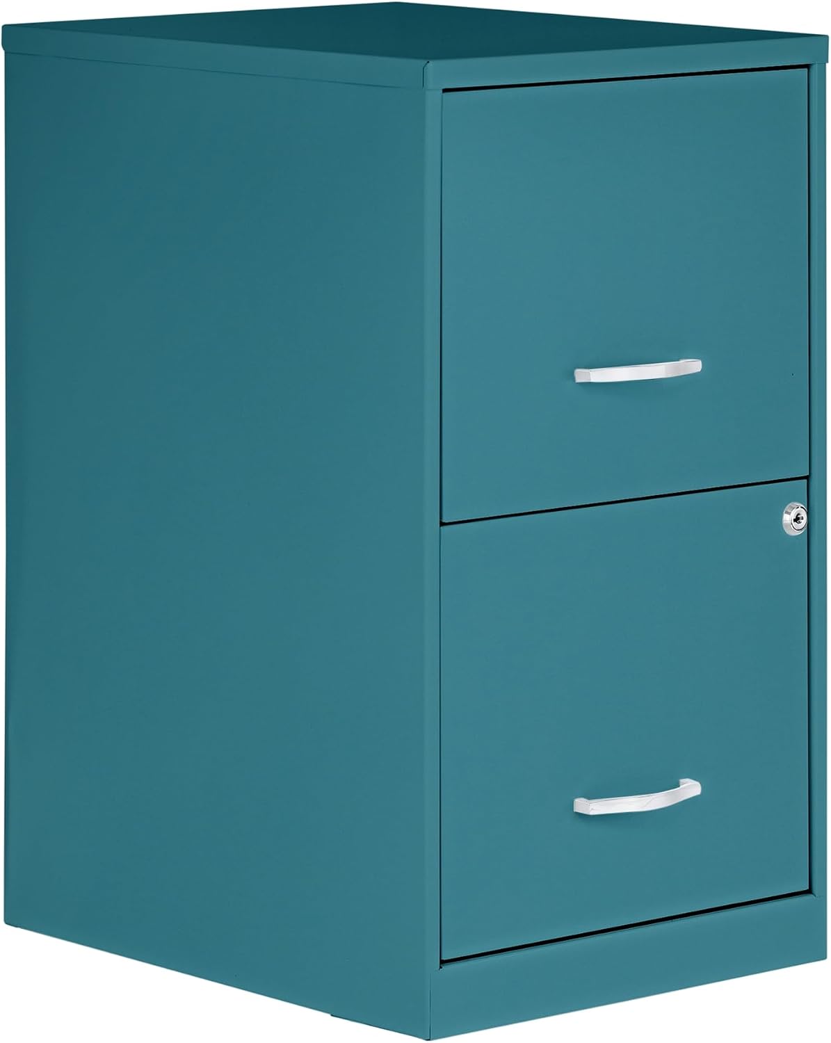 NuSparc 2 Drawer Locking Filing Cabinet | Pre-Assembled Steel Construction | Space-Saving Design is Perfect for Home and Small Office | Letter-Size | Assembled in North America