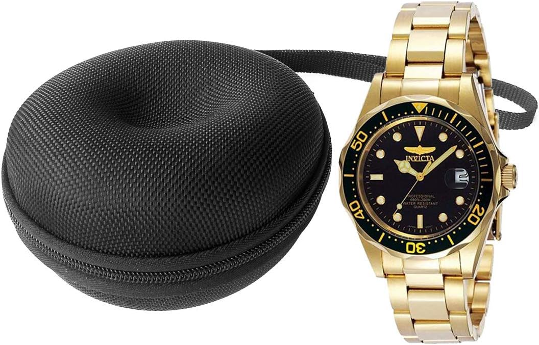 Hard Case Compatible for Invicta Men's Pro Diver 37.5mm Stainless Steel and Gold Tone Watch