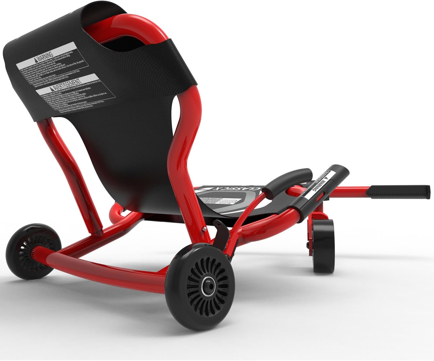 EzyRoller Classic X Ride On Toy for Kids, Ages 3-12, Up to 154 lbs - Black
