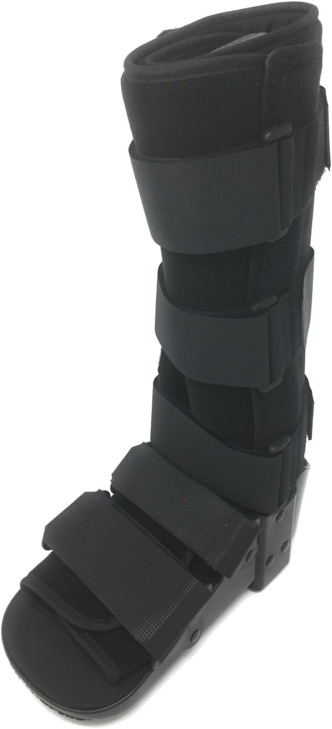 OTC Walker Boot Delux Short Low Top Leg Cast, Black, X-Small