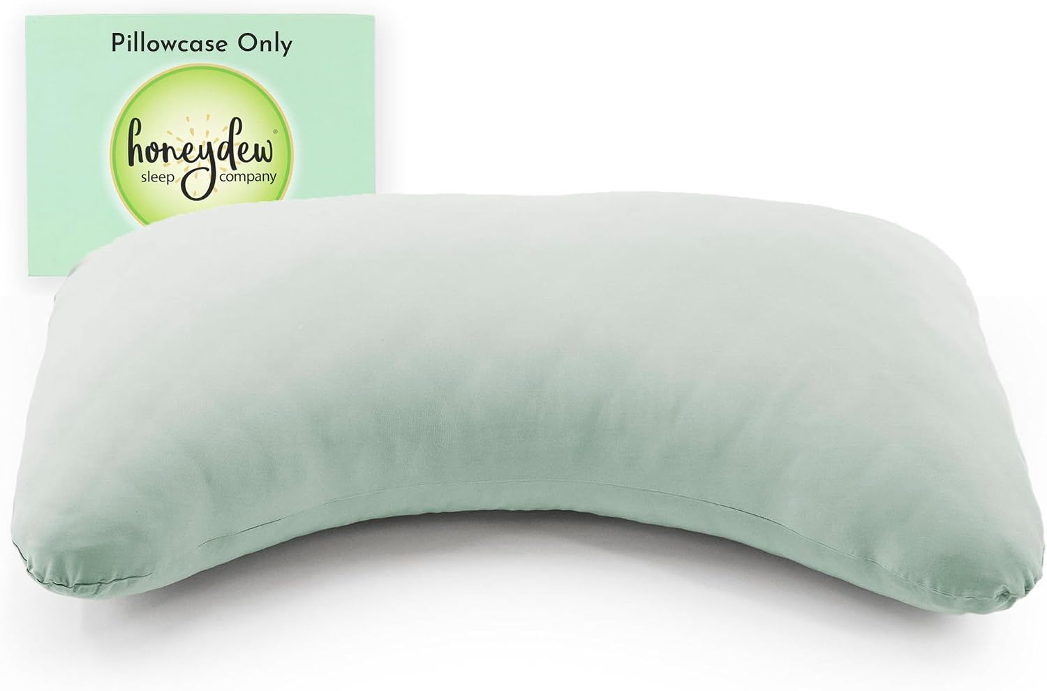 Honeydew Queen Side Pillow Case - Fits The Scrumptious and Essence Curved Pillows for Side Sleeping - Comfortable and Soft Cooling Viscose Made from