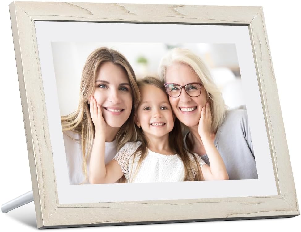 Dragon Touch Digital Picture Frame WiFi 10 inch IPS Touch Screen Digital Photo Frame Display, 32GB Storage, Auto-Rotate, Share Photos via App, Email