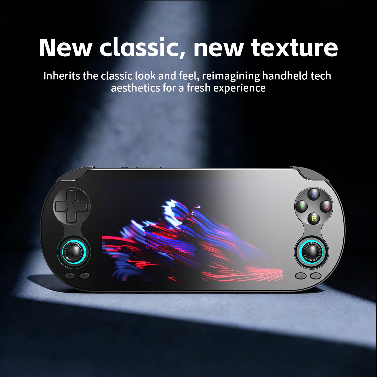 Aivuidbs RG VITA PRO Handheld Game Console RK3576 RGVITA PRO Dual OS Android 14 and Linux System 5.5" IPS INCELL touchscreen 5000mAh Supports WiFi Bluetooth HDMI NEW-RGVITA PRO-Black