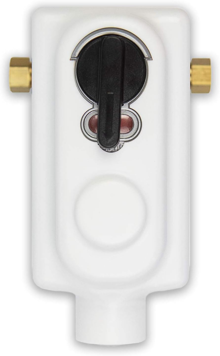 Flame King (ACR-2) Without Pigtails 2-Stage Auto Changeover LP Propane Gas Regulator For RVs, Vans, Trailers