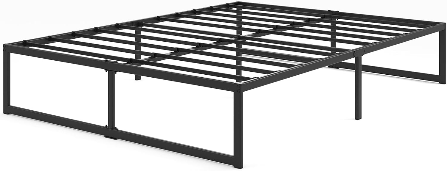 ZINUS Abel Metal Platform Bed Frame / Mattress Foundation with Steel Slat Support / No Box Spring Needed / Easy Assembly, Queen