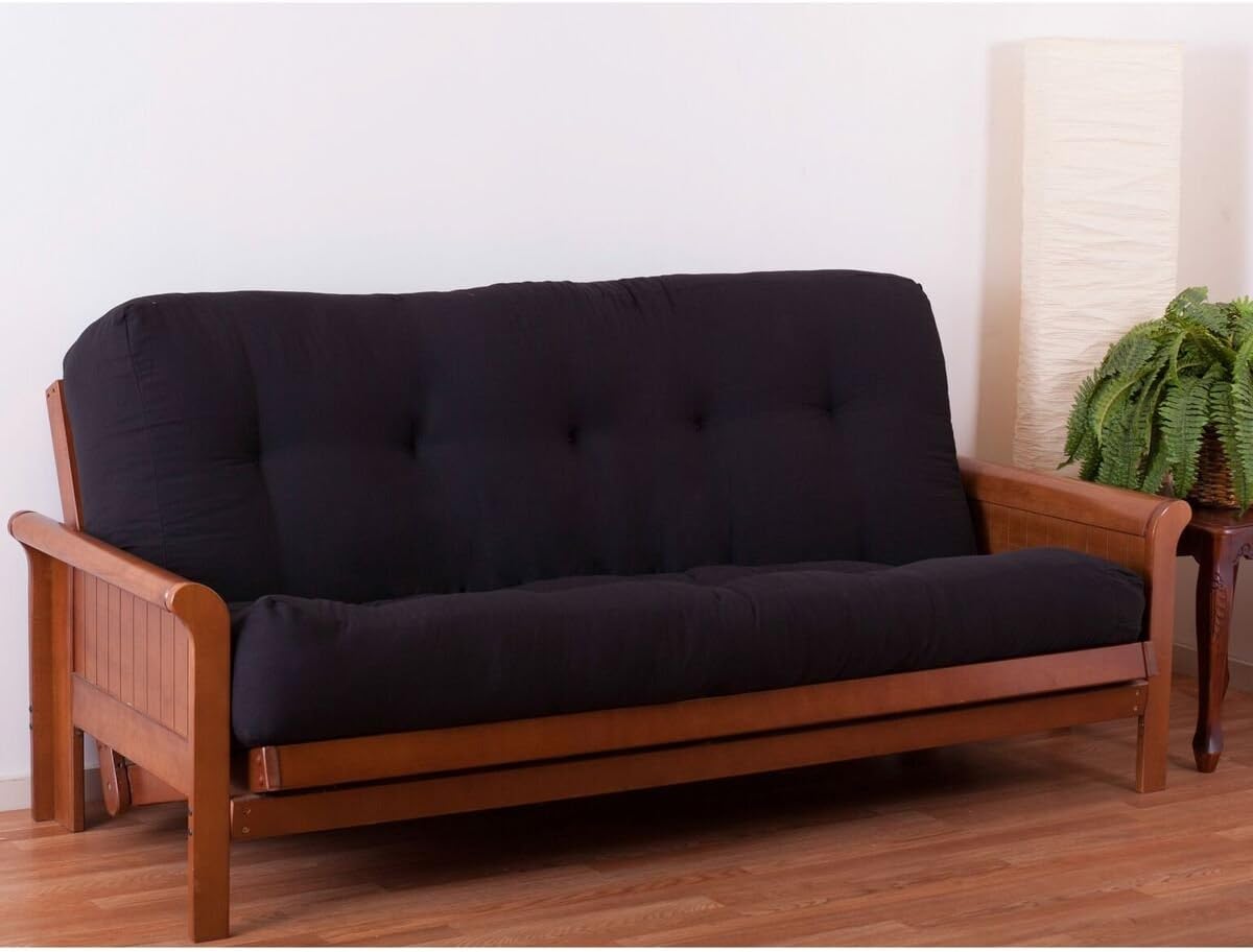 Blazing Needles Renewal 9" Twill Futon Mattress, Queen, Sage
