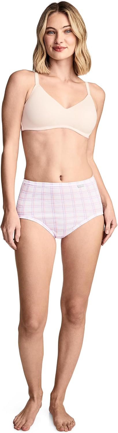 Jockey Women's Underwear 100% Cotton Elance Brief - 3 Pack