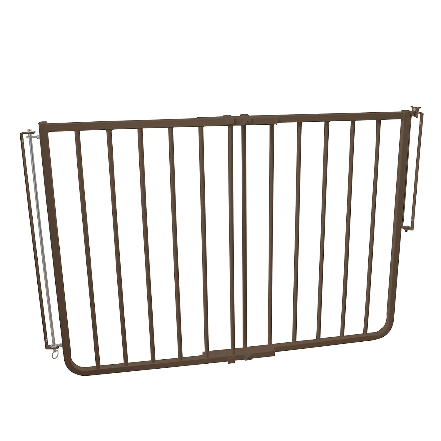 Cardinal Gates SS30OD Stairway Special Outdoor Baby & Pet Gate, Brown | SS30OD Stairway Special fits 27-42.5 in; weather-resistant outdoor baby/pet gate for stairs, decks, patios and porches.