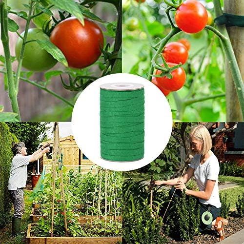 Shintop Plant Ties, 164 Feet 8mm Green Garden Twine for Tomato