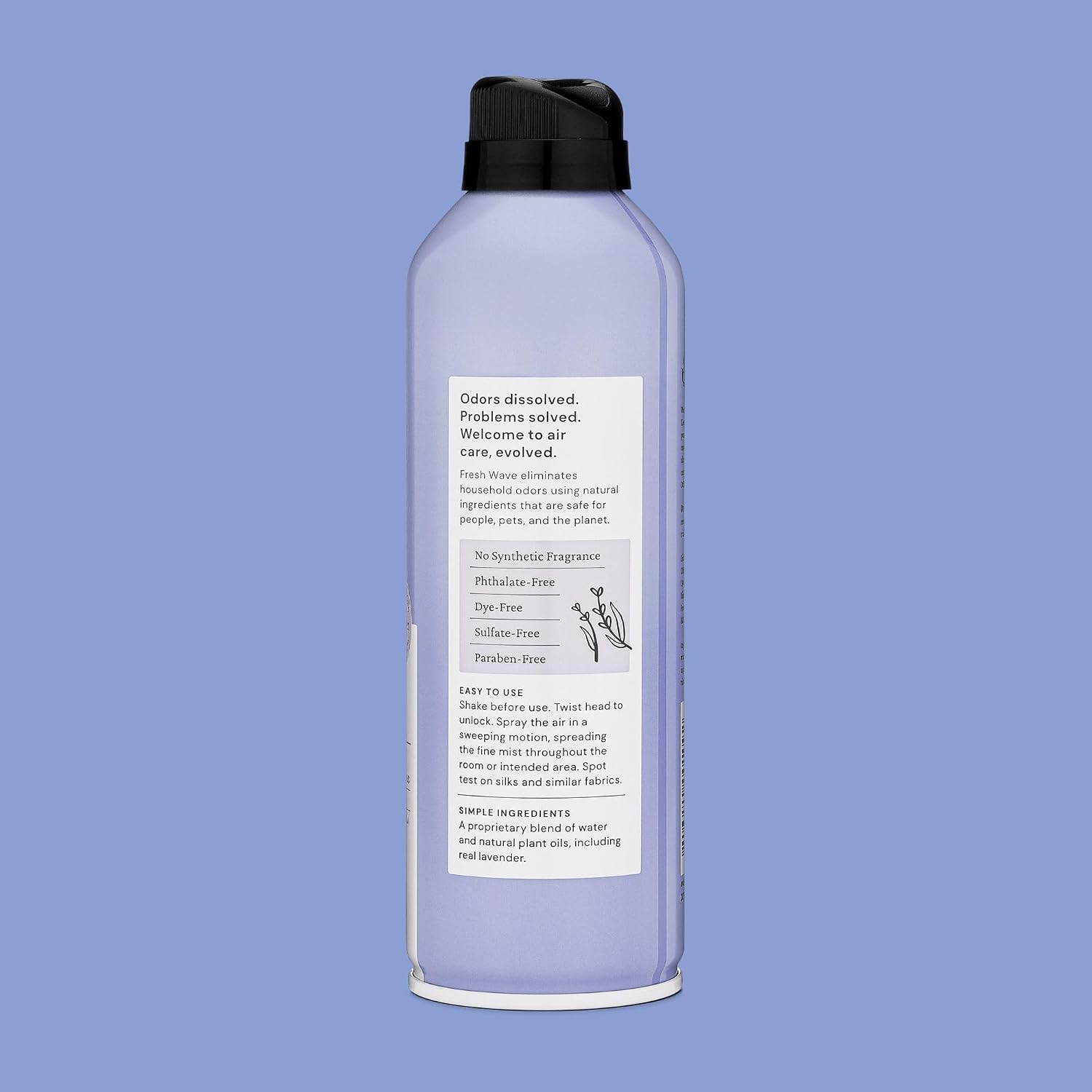 Fresh Wave Original Room and Fabric Air Freshener Spray, 2-Pk, 8 oz | Plant-based formula, Pet-safe and people-safe, Fabric and room deodorizer , For upholstery, carpets, shoes, and pet bedding