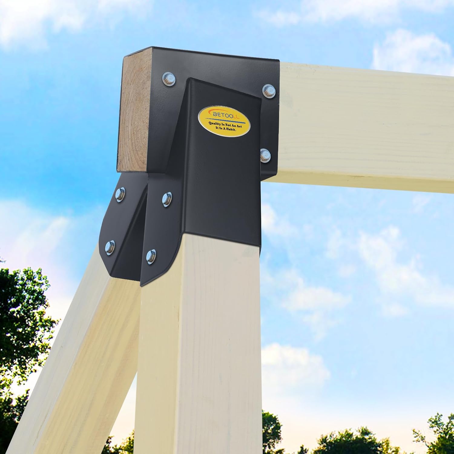 BETOOLL Swing Set Bracket with All Mounting Hardware Middle Bracket