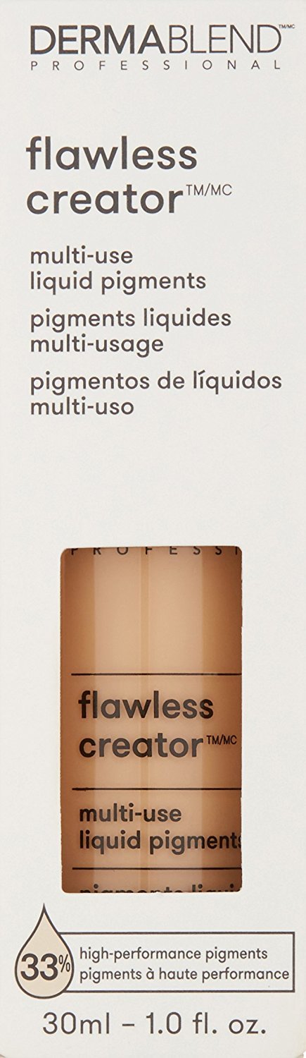 Dermablend Flawless Creator Multi-Use Liquid Foundation Makeup, Full Coverage Lightweight Buildable Foundation, Natural Finish, 1 Fl oz.