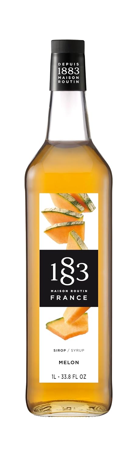1883 Maple Syrup for Drinks, Made in France, 1 Liter Glass Bottle
