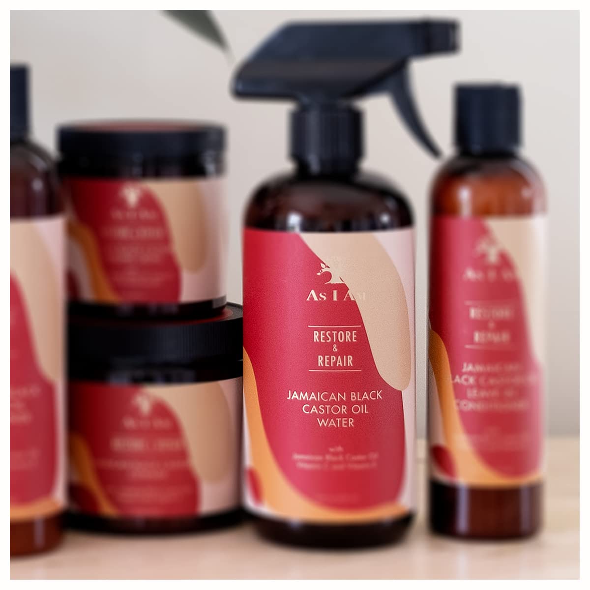 As I Am JBCO Water 16 oz - Nano Curl Strengthener - Moisturizes and Detangles - Anti-Frizz - Increases Fiber Strength - Enriched with Jamaican Black