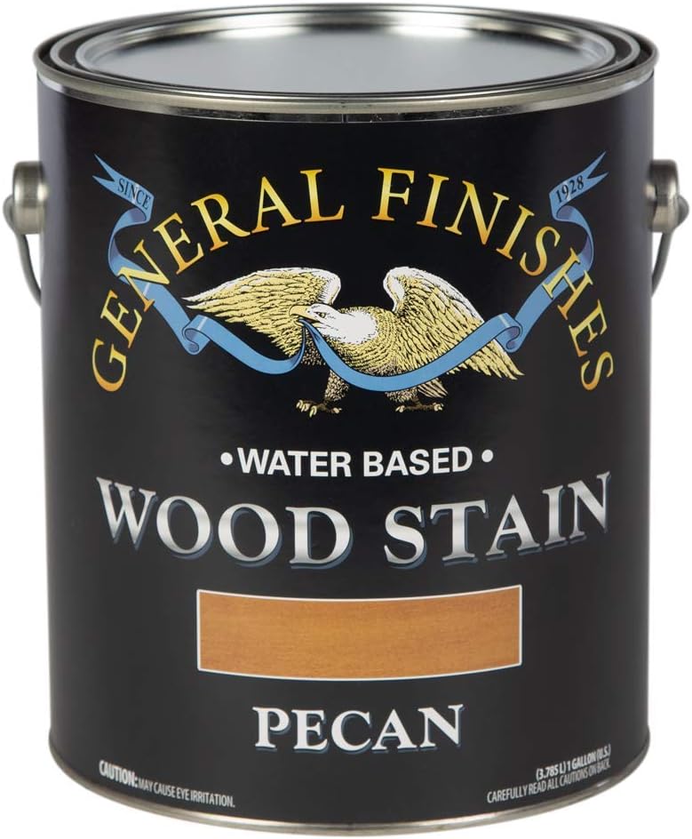 General Finishes Water Based Wood Stain, 1 Quart, Antique Oak