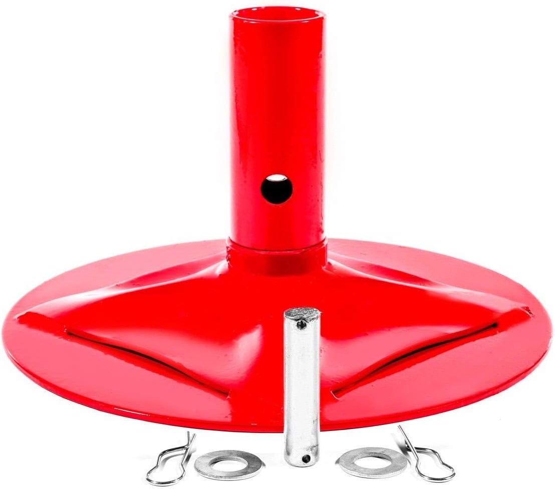 Stark USA Under Hoist Support Lift Jack Stand Wide Base 1/2 Ton 1, 000 lbs Capacity Spin Handle, Self-Locking Threaded Screw