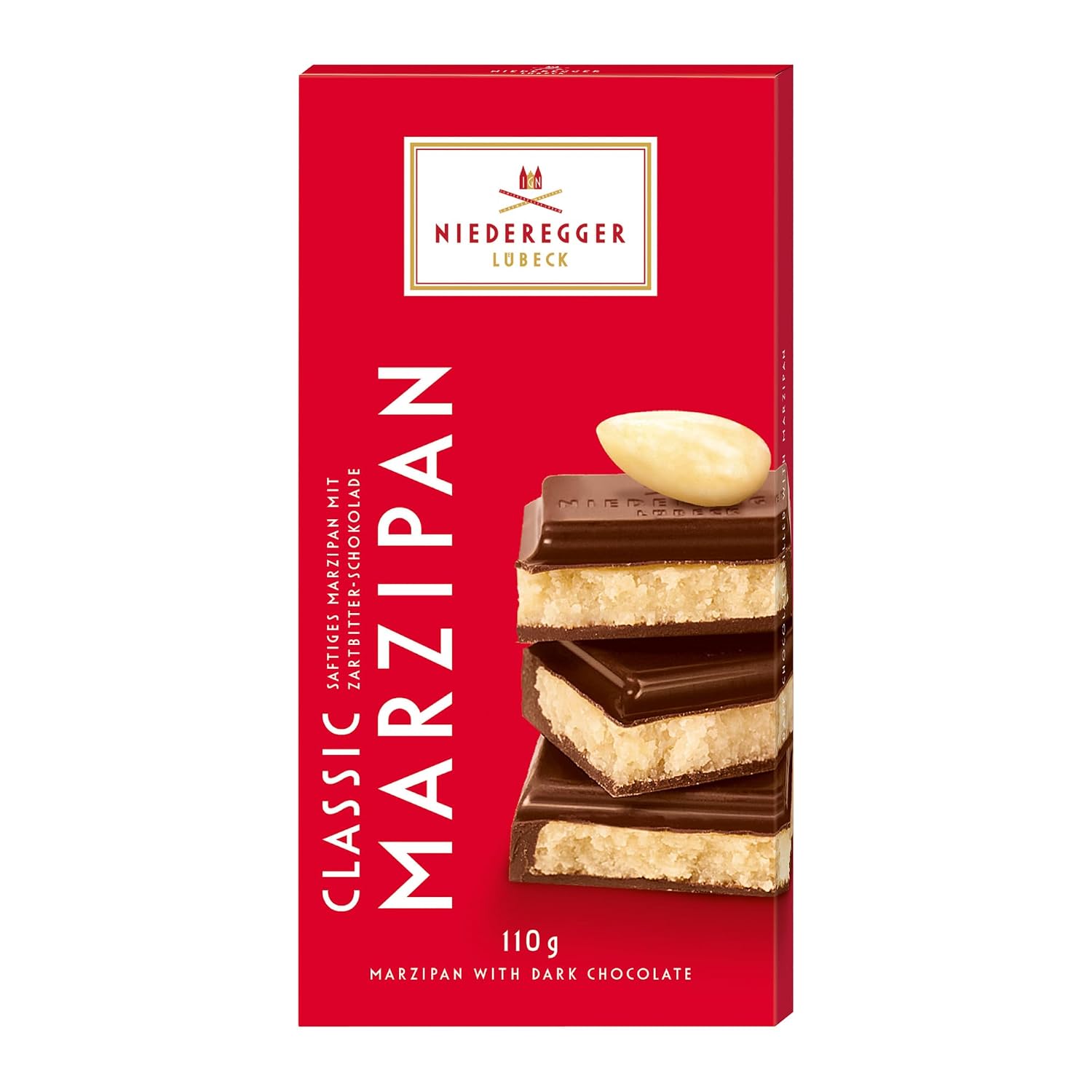 Niederegger Dark Chocolate Marzipan Bar