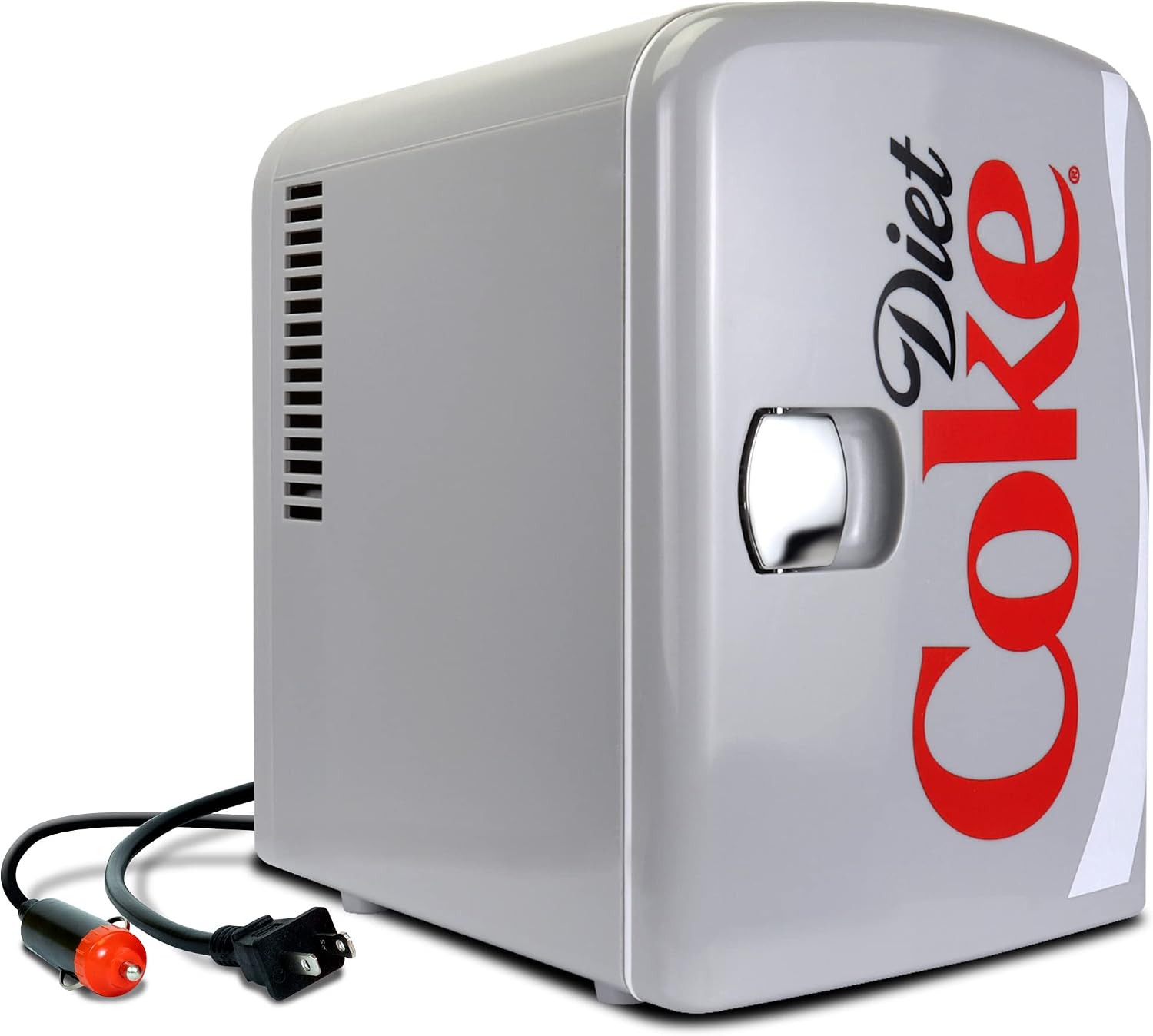 Coca-Cola Diet Coke DC04 4 Liter/4.2 Quarts 6 Can Portable Mini Cooler/Fridge, Beverages, Baby Food, Skincare and Medications-Use at Home, Office