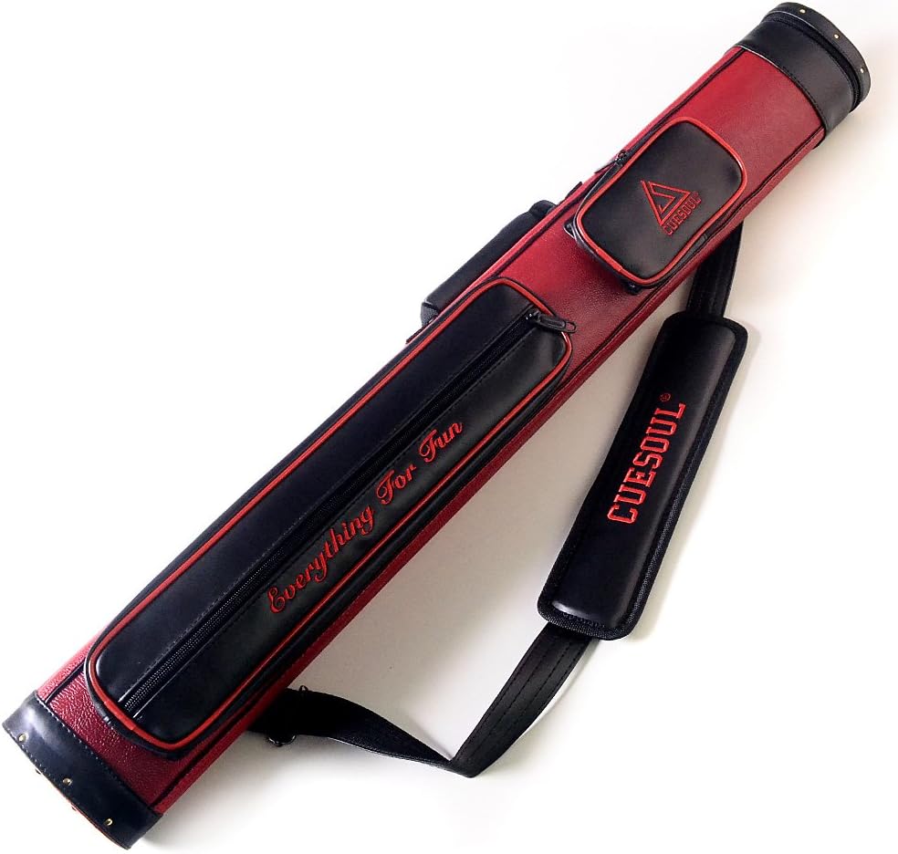 CUESOUL 19oz Pool Cue Sticks with Hard Pool Cue Case