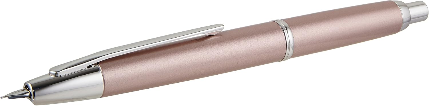 Pilot Fountain Pen Capless Decimo, Dark Gray Myca Body, F-Nib