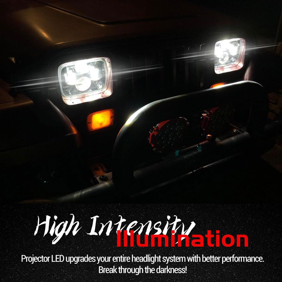 5x7 7x6 inch LED Headlights