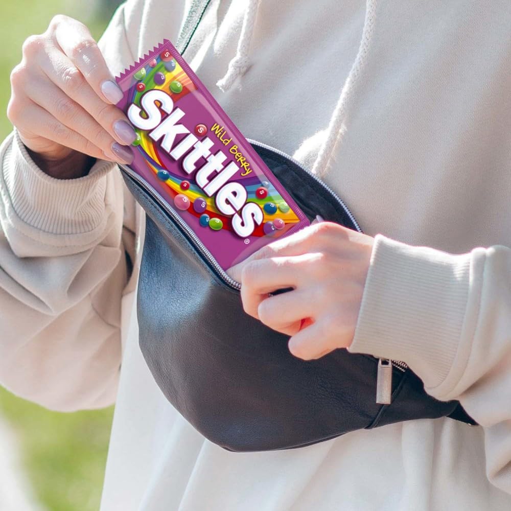 SKITTLES & STARBURST Assorted Candy Variety Pack Bulk Box 18 Count 37.05 oz | Everyday snacking, snack box, mix candy assortment bulk candy fruity candies bulk box for fundraising, snacking, road trips