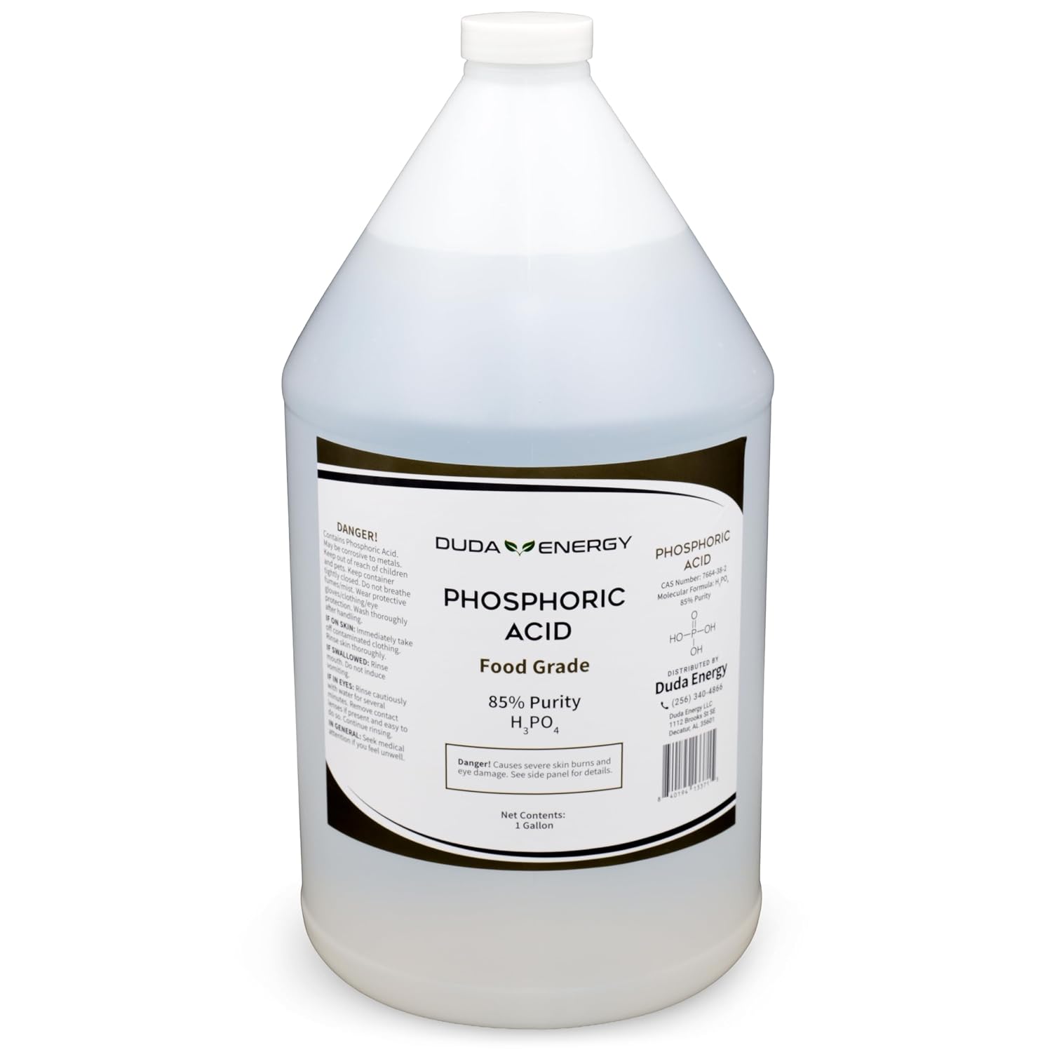 85% Food Grade Phosphoric Acid - Choose from a Variety of Sizes (1 Gallon)