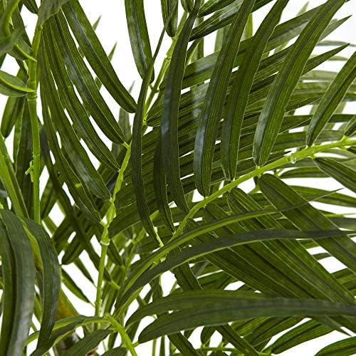 Nearly Natural 5388 Areca Palm UV Resistant Tree, 3.5-Feet, Green,50.5" x 7" x 7"