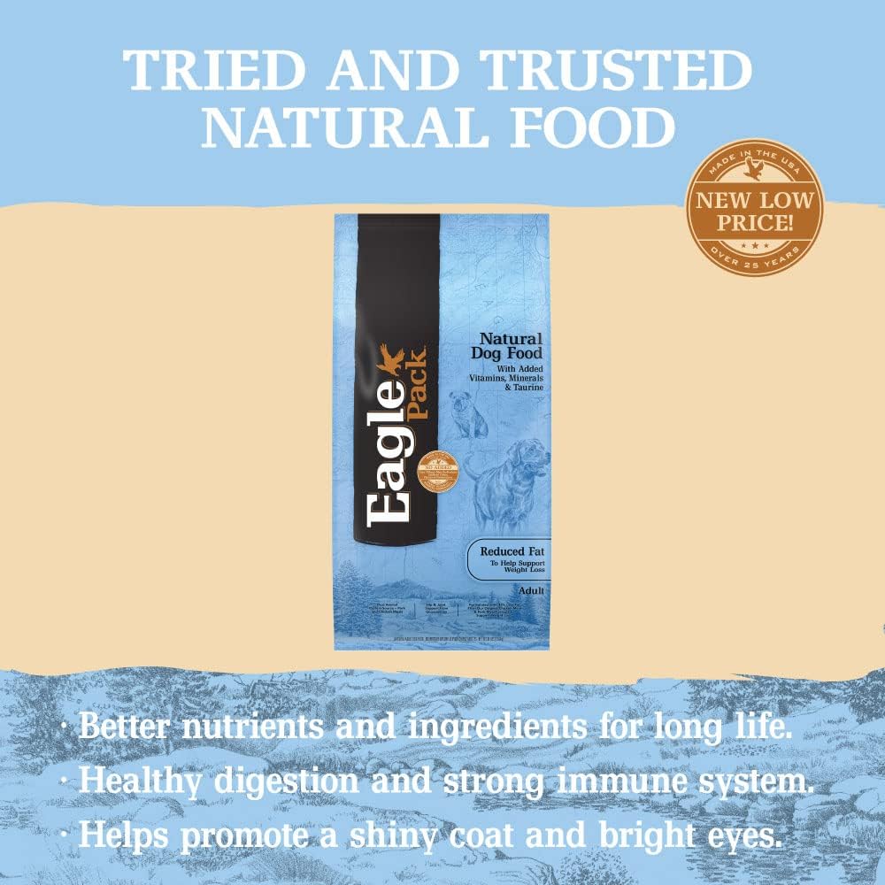 Eagle Pack Natural Dry Dog Food, Lamb & Rice, 30-Pound Bag
