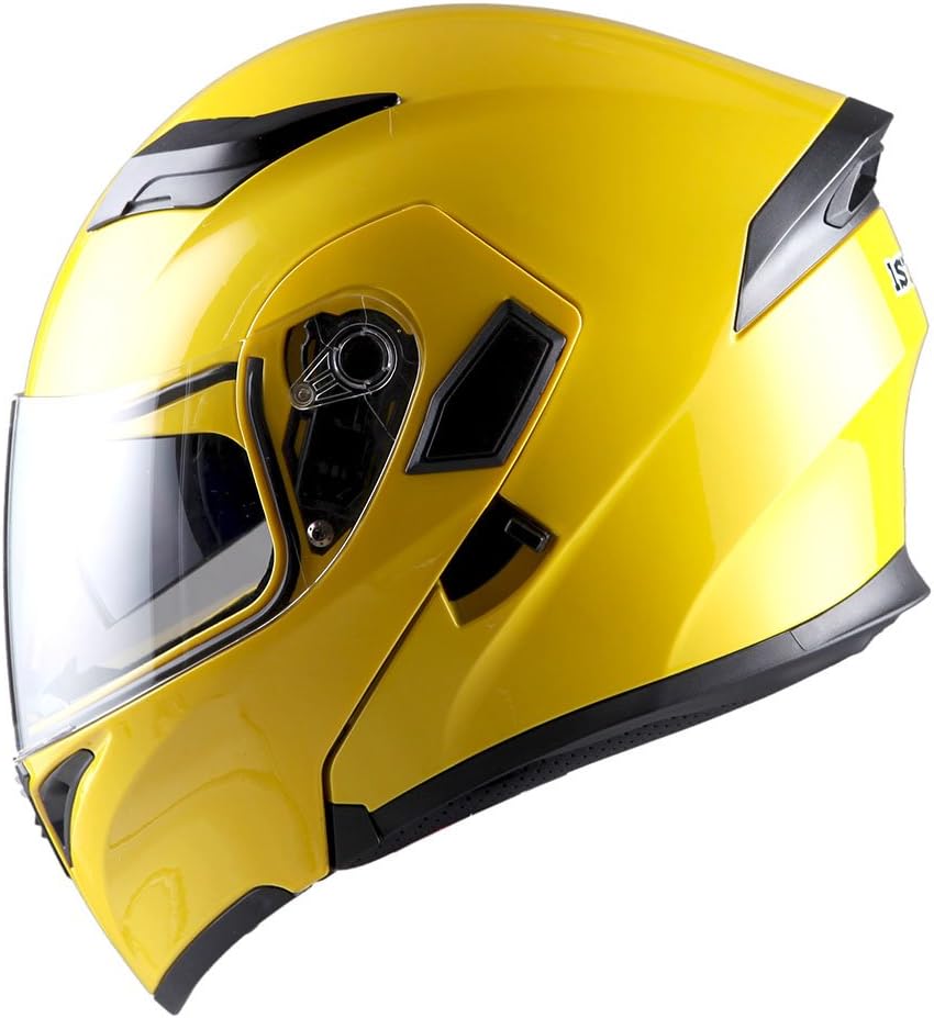 1Storm Motorcycle Modular Full Face Helmet Flip up Dual Visor Sun Shield: HB89