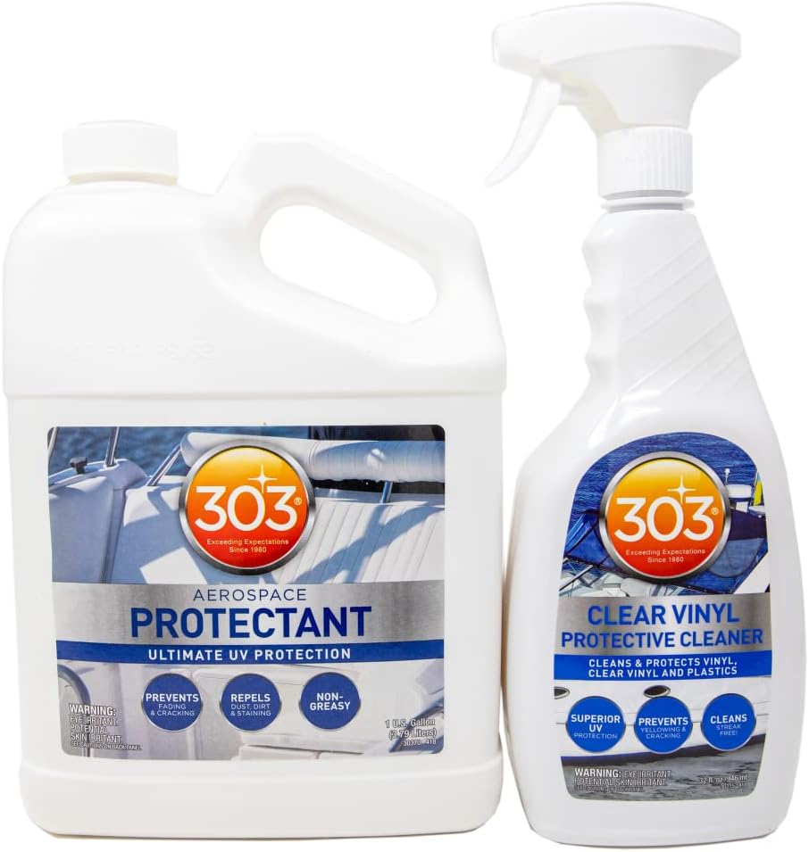 303 Products Marine Aerospace Protectant – UV Protection – Repels Dust, Dirt, & Staining – Smooth Matte Finish – Restores Like-New Appearance – 10 Fl. Oz. (30305)