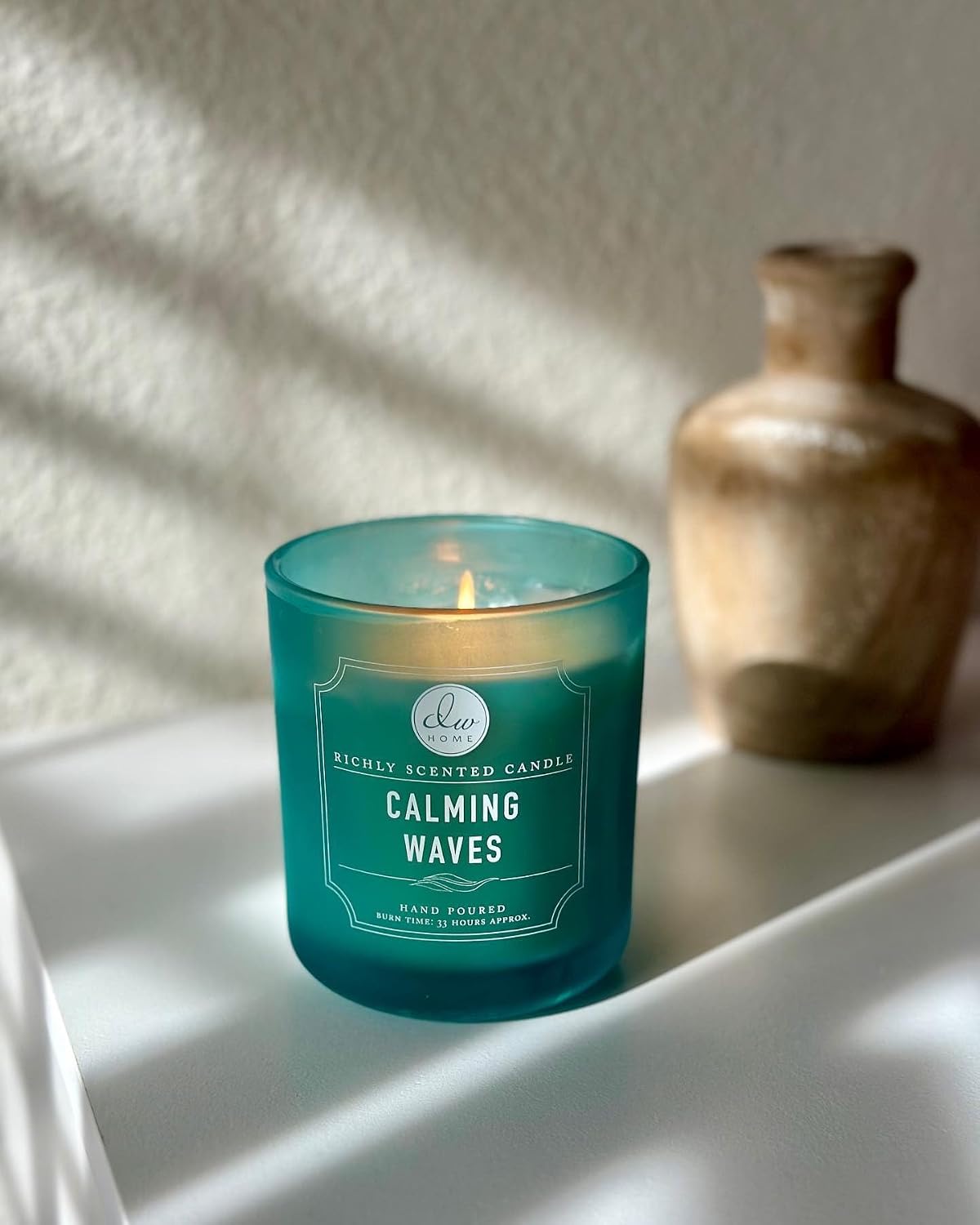 DW Home Peony Petals Scented Candle for Home, 9 oz, 8.8 oz Candle Jar, Up to 33H Burn Time, Luxury Scented Candle for Relaxation, Gifting, Home Décor