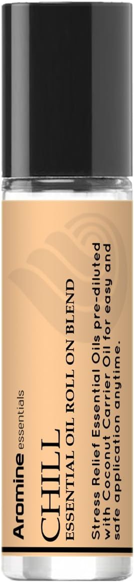Peppermint Essential Oil Roll On, Pre-Diluted 10ml (Pack of 2). Premium Quality, Therapeutic Grade Topical Ready Aromatherapy Oil
