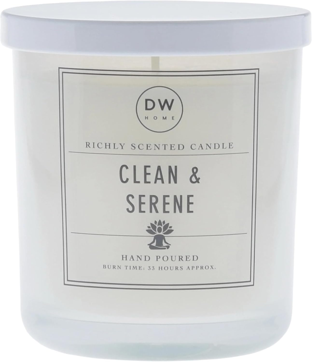 DW Home Peony Petals Scented Candle for Home, 9 oz, 8.8 oz Candle Jar, Up to 33H Burn Time, Luxury Scented Candle for Relaxation, Gifting, Home Décor