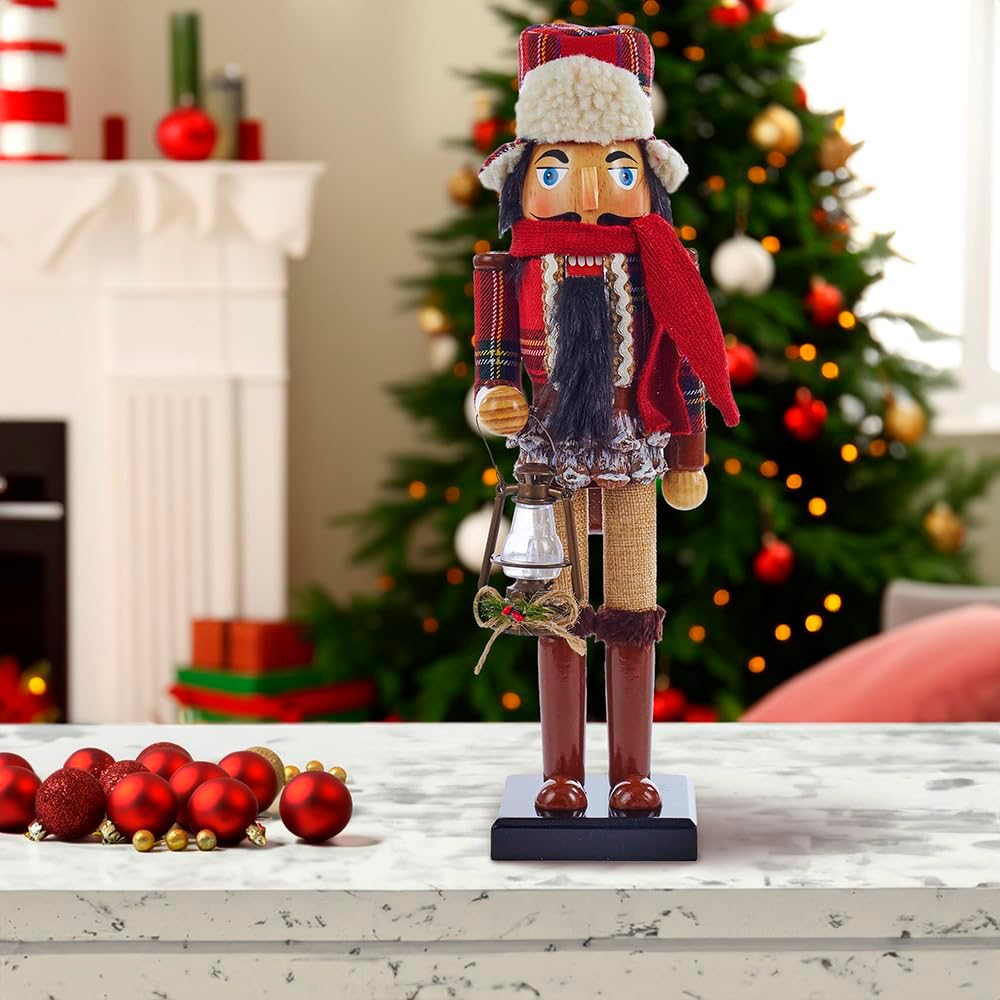 Kurt Adler Wooden Woodsman Nutcracker, 15"