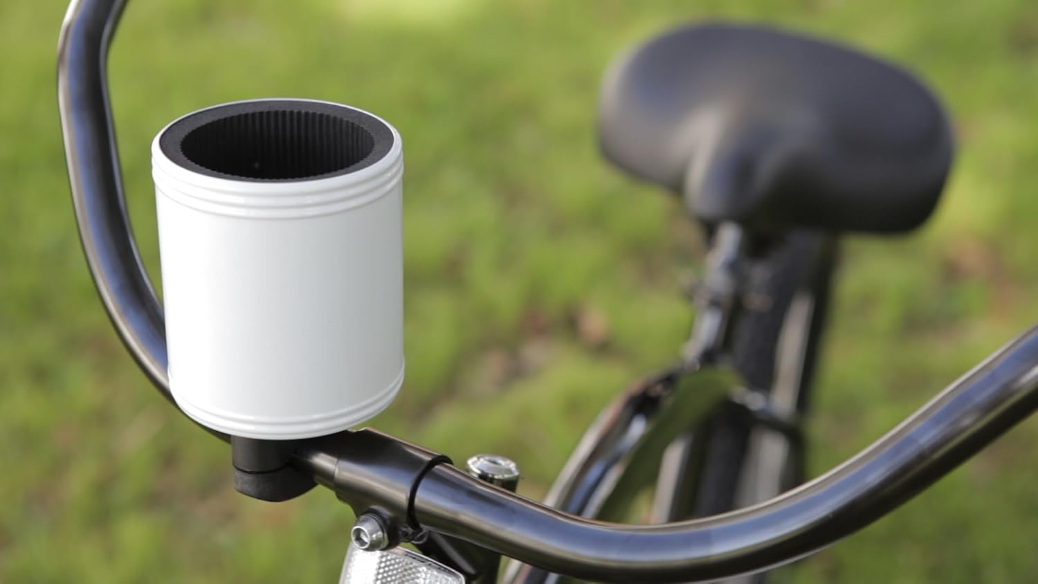 Kroozie 2.0 Bicycle Cup Holder - The Ultimate Bike Cup Holder for Beach Cruisers, E-Bikes, Scooters, Strollers – A premium stainless steel handlebar drink holder that lasts