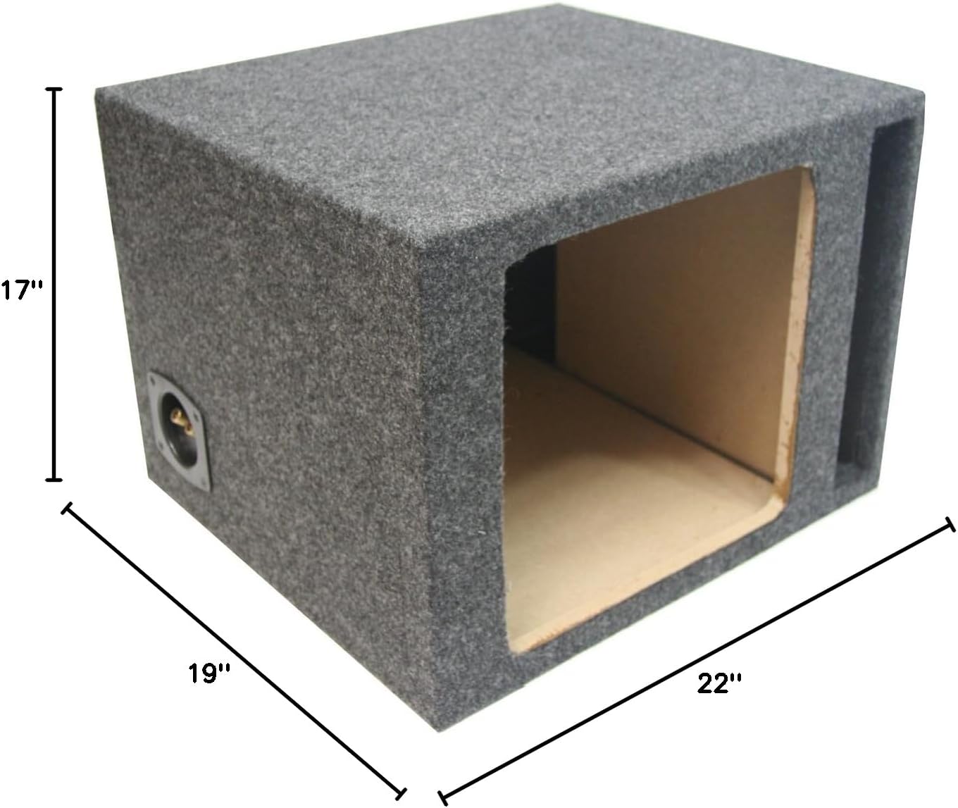 KICKER L7 15" Subwoofer with Box 44L7S152-RS 115SQV Vented Square Enclosure