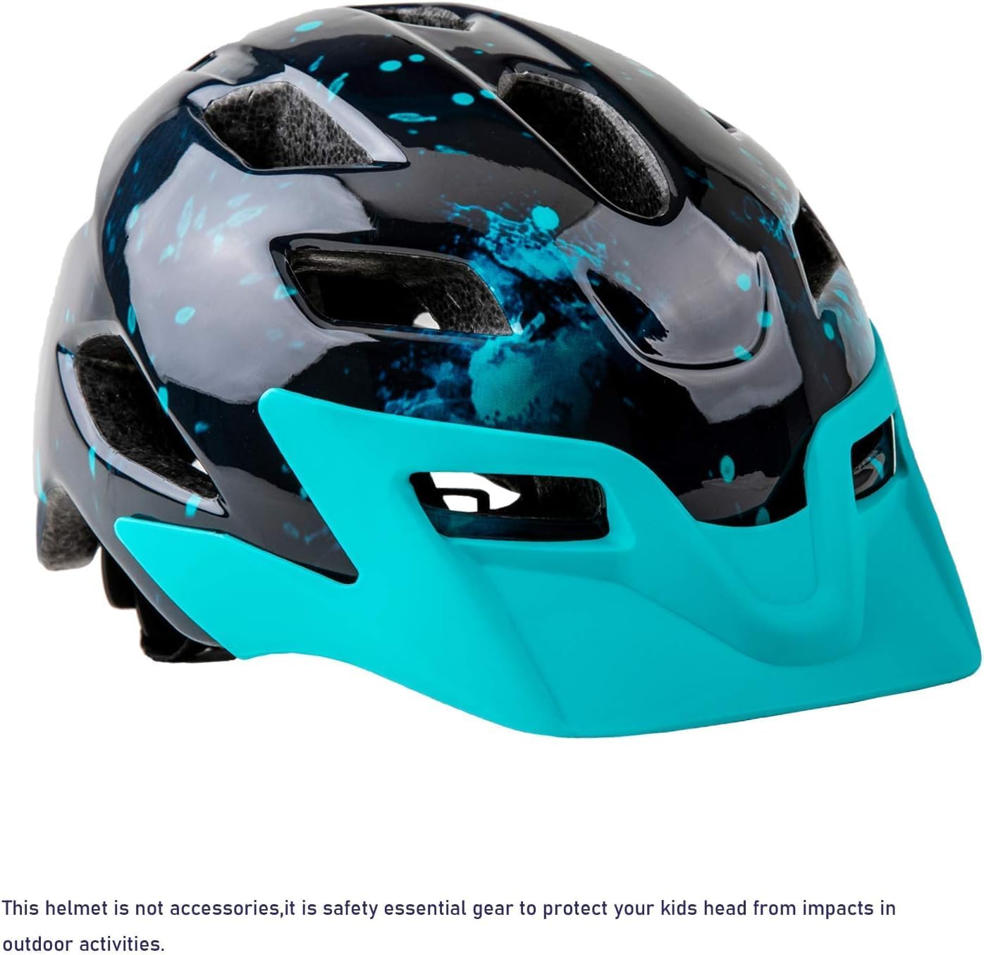 Kids Helmet, SIFVO Kids Bike Helmet Boys and Girls Bike Helmet with Cool Visor Helmet for Kids 5-14
