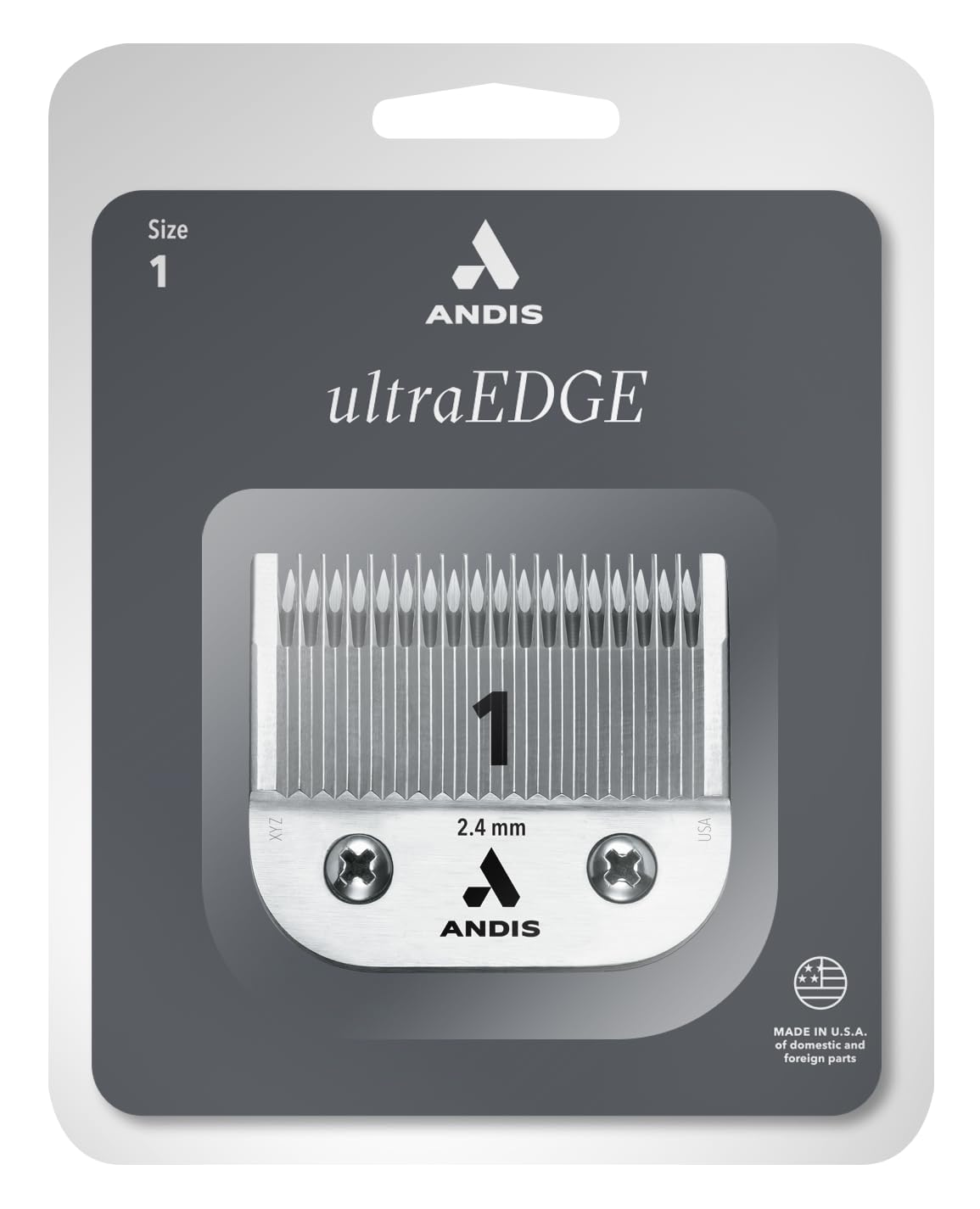 Andis 64160 UltraEdge Carbon-Infused Steel Detachable Outliner Blade, .1mm Cut Length