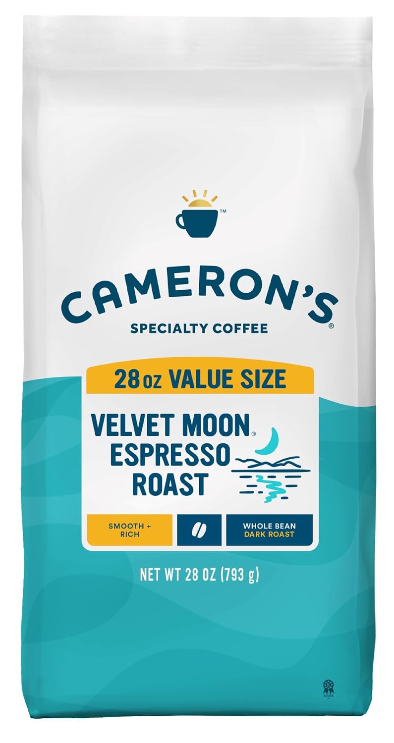 Cameron's Coffee Roasted Whole Bean Coffee, Flavored, Vanilla Hazelnut, 4 Pound
