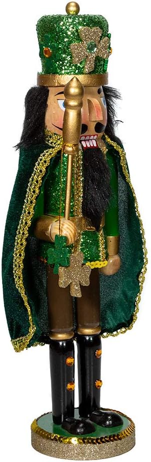 Kurt S. Adler 15-Inch Irish Nutcracker with Cape