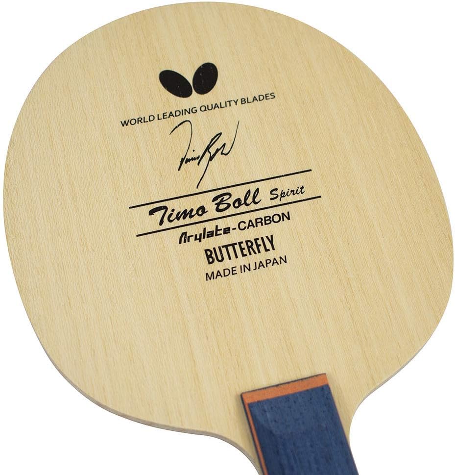 Butterfly Timo Boll Spirit Table Tennis Blade - Arylate-Carbon Fiber Blade - Professional Butterfly Table Tennis Blade - Available in an, FL