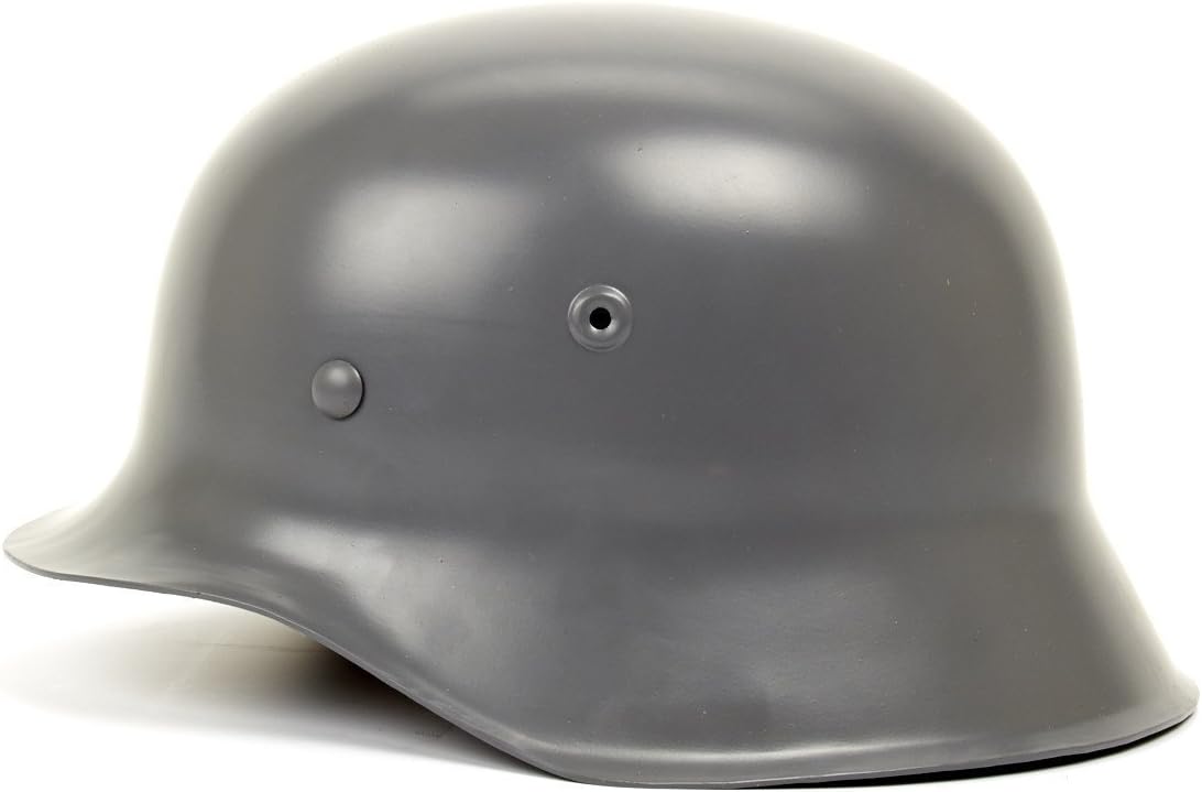 German WWII M42 Steel Helmet- Stahlhelm 42 WW2 M1942- Extra Large Shell- Size 70