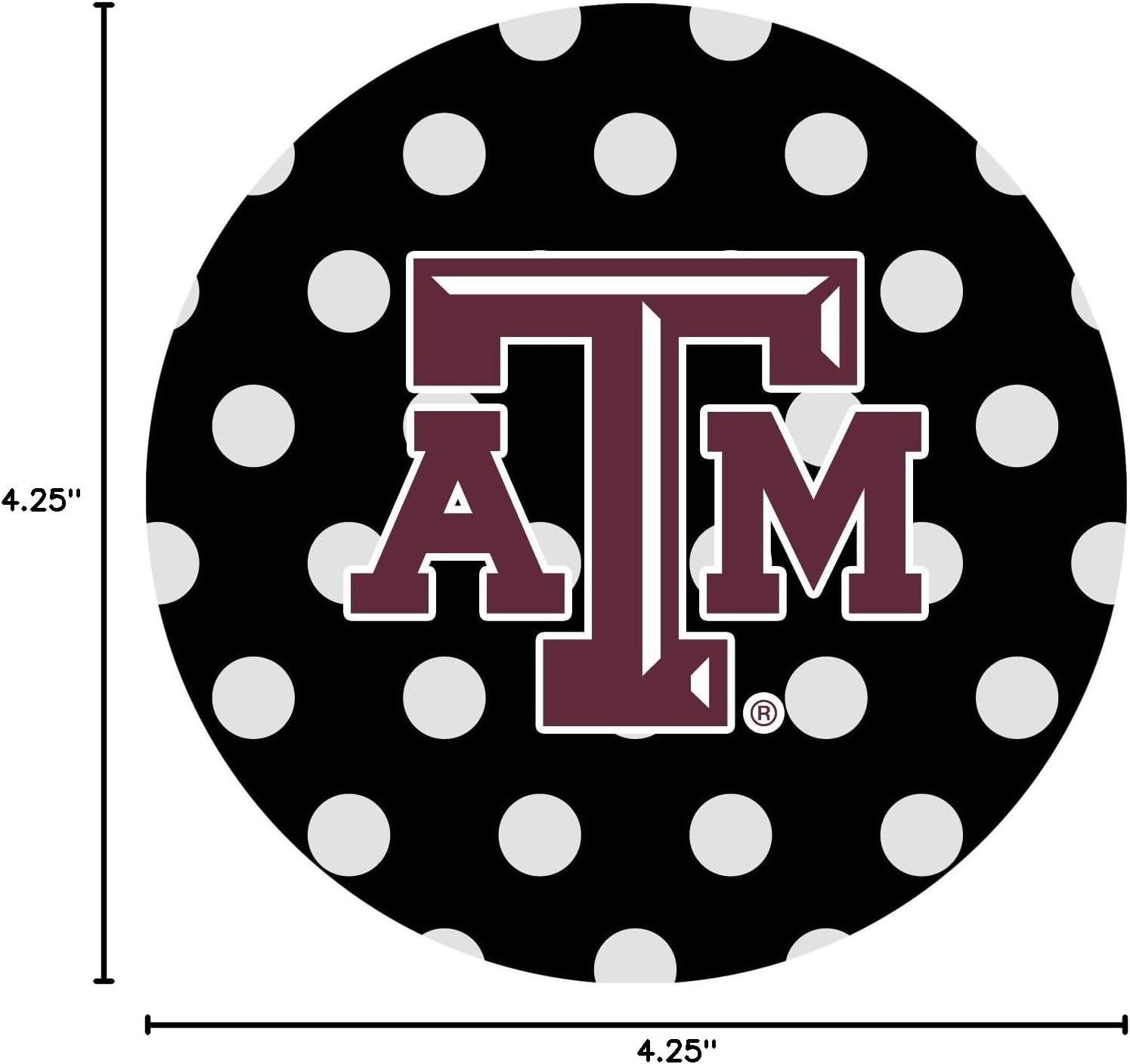 Thirstystone Stoneware Coaster Set, Texas AandM Pattern